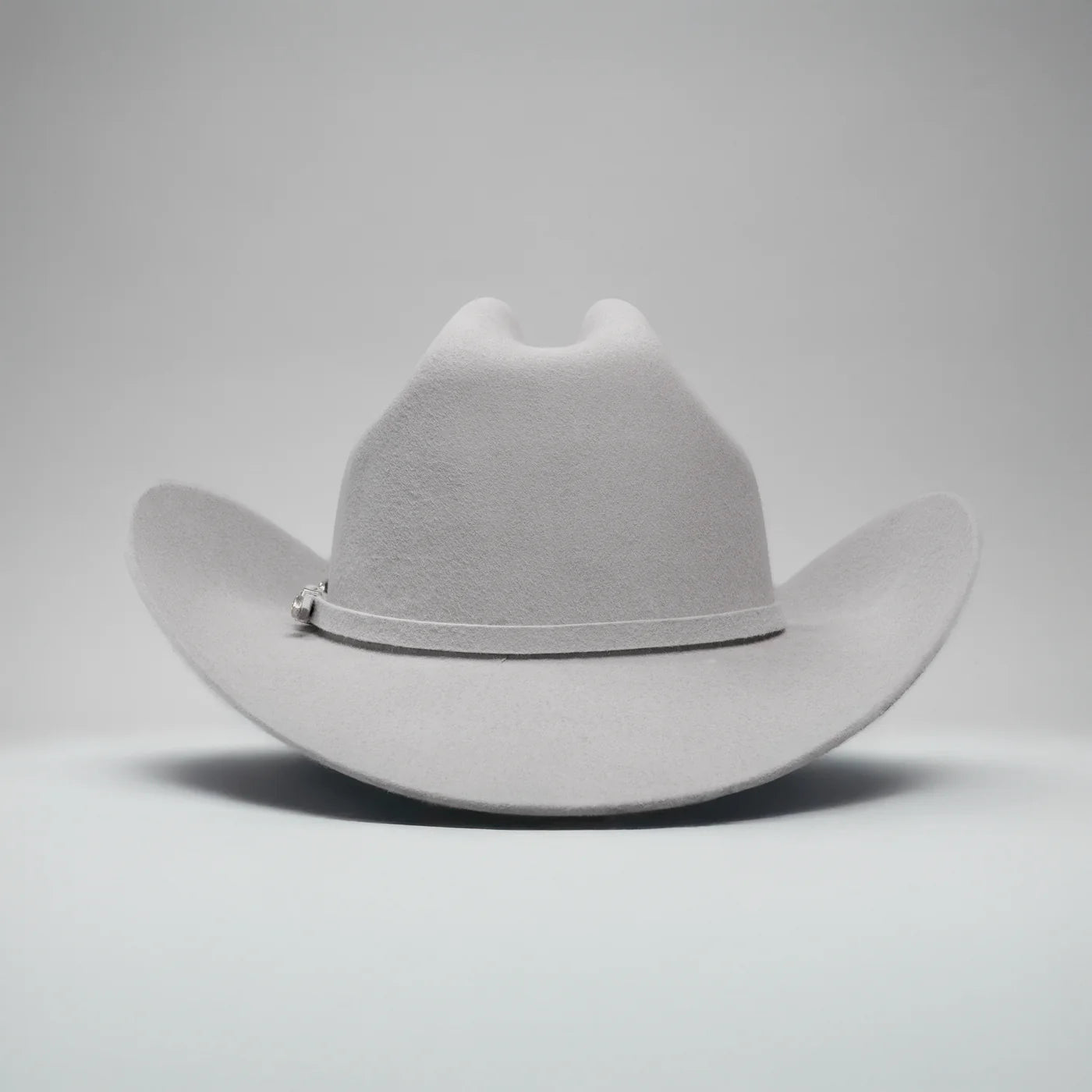 Men’s Rodeo Cartie T50X Julion Style Texana Cowboy Felt Hat - Silver