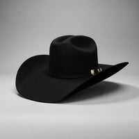 Men’s Rodeo Cartie JB 50X Texas Style Texana Cowboy Felt Hat - Black