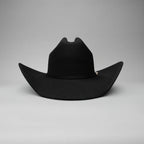 Men’s Rodeo Cartie JB 50X Texas Style Texana Cowboy Felt Hat - Black