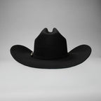 Men’s Rodeo Cartie JB 50X Texas Style Texana Cowboy Felt Hat - Black