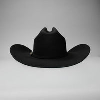 Men’s Rodeo Cartie JB 50X Texas Style Texana Cowboy Felt Hat - Black
