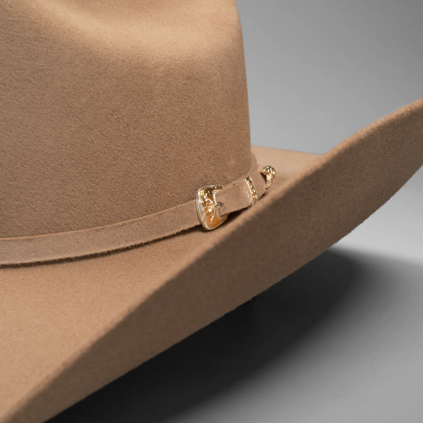 Men’s Rodeo Cartie JB 50X Texas Style Texana Cowboy Felt Hat - Camel