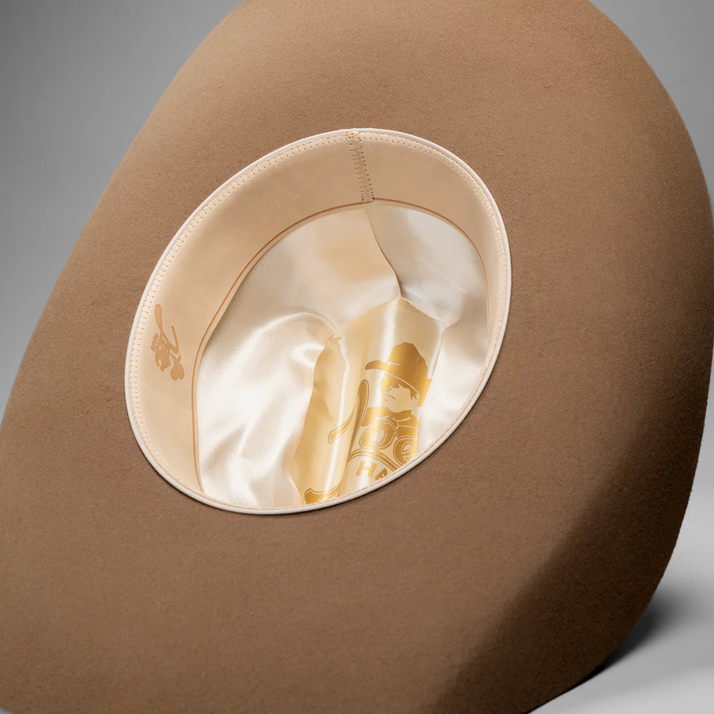 Men’s Rodeo Cartie JB 50X Texas Style Texana Cowboy Felt Hat - Camel