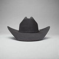 Men’s Rodeo Cartie JB 50X Texas Style Texana Cowboy Felt Hat - Granite