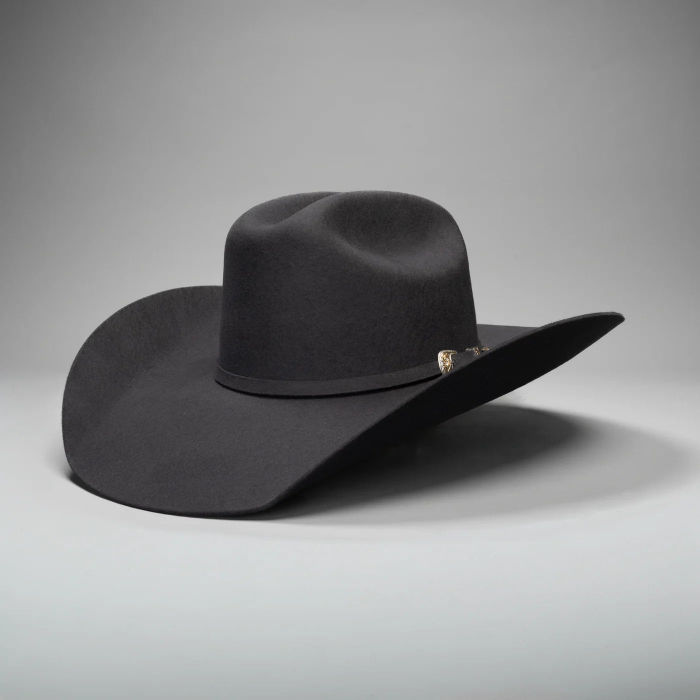 Men’s Rodeo Cartie JB 50X Texas Style Texana Cowboy Felt Hat - Granite