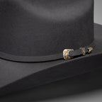 Men’s Rodeo Cartie JB 50X Texas Style Texana Cowboy Felt Hat - Granite