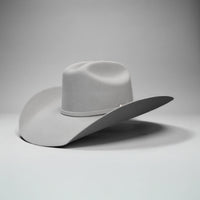 Men’s Rodeo Cartie JB 50X Texas Style Texana Cowboy Felt Hat - Silver
