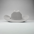 Men’s Rodeo Cartie JB 50X Texas Style Texana Cowboy Felt Hat - Silver