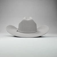 Men’s Rodeo Cartie JB 50X Texas Style Texana Cowboy Felt Hat - Silver