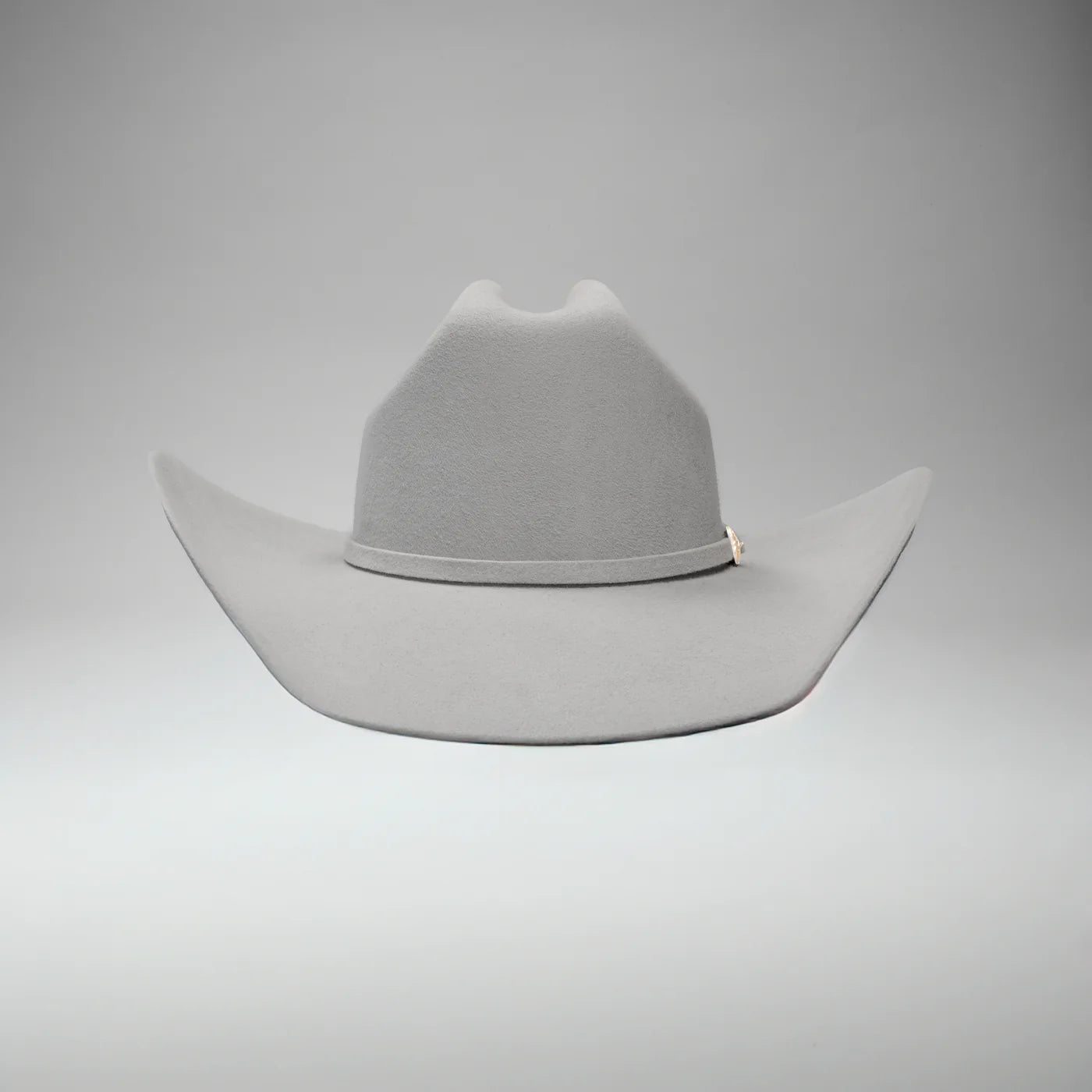 Men’s Rodeo Cartie JB 50X Texas Style Texana Cowboy Felt Hat - Silver