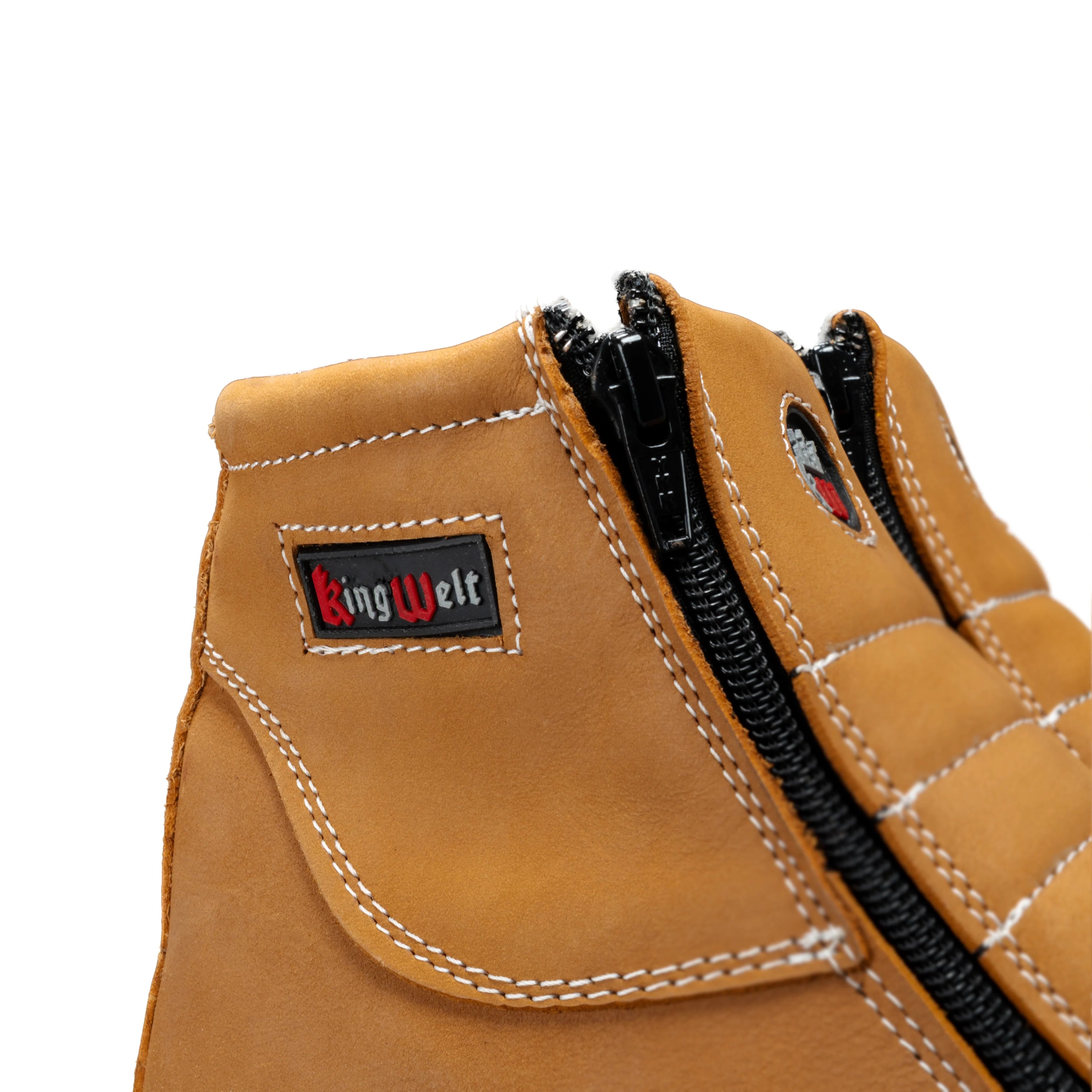 King Welt KW-332 Armor Flex Zipper Double Density Work Boots with Armor Guard Toe