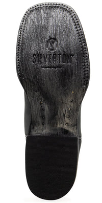 Women´s Silverton Mary All Leather Wide Square Toe Boots-Black