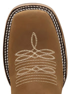 Women´s Silverton Patriot Lady All Leather Wide Square Toe Boots-Tobacco