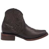 Women´s Silverton Nelly All Leather Square Toe Short Boots-Chocolate