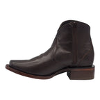 Women´s Silverton Nelly All Leather Square Toe Short Boots-Chocolate