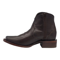 Women´s Silverton Nelly All Leather Square Toe Short Boots-Chocolate