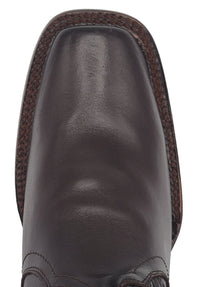 Women´s Silverton Nelly All Leather Square Toe Short Boots-Chocolate