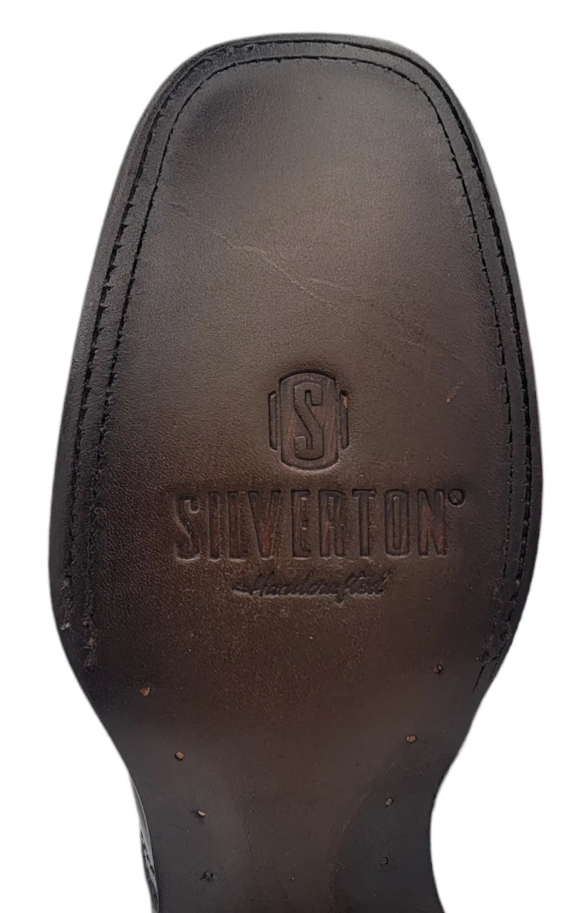 Women´s Silverton Nelly All Leather Square Toe Short Boots-Chocolate