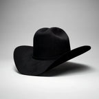 Men’s Rodeo Cartie 50X Sinaloa Style Texana Cowboy Fur Felt Hat - Black