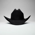 Men’s Rodeo Cartie 50X Sinaloa Style Texana Cowboy Fur Felt Hat - Black