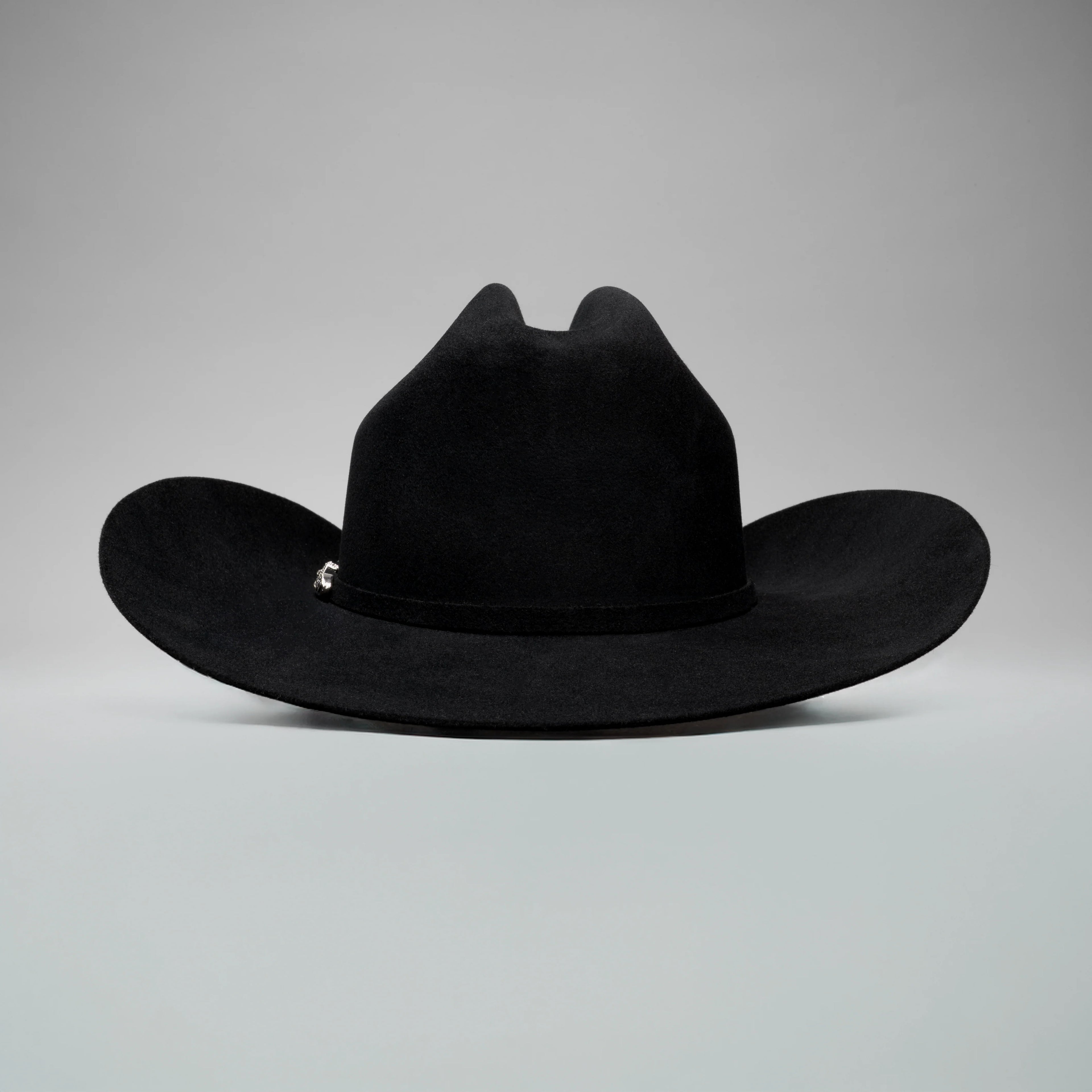 Men’s Rodeo Cartie 100X Sinaloa Style Western Cowboy Fur Felt Hat - Black