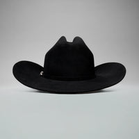 Men’s Rodeo Cartie 50X Sinaloa Style Texana Cowboy Fur Felt Hat - Black