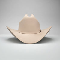 Men’s Rodeo Cartie 50X Sinaloa Style Texana Cowboy Fur Felt Hat - Bone