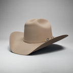 Men’s Rodeo Cartie 100X Sinaloa Style Western Cowboy Fur Felt Hat - Silver Belly