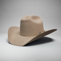 Men’s Rodeo Cartie 50X Sinaloa Style Texana Cowboy Fur Felt Hat - Silver Belly