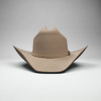 Men’s Rodeo Cartie 50X Sinaloa Style Texana Cowboy Fur Felt Hat - Silver Belly