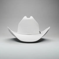 Men’s Rodeo Cartie 100X Sinaloa Style Western Cowboy Fur Felt Hat - White