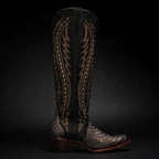 Rodeo Cartie Women´s Savage Belle Phyton Tribute Snip Toe Boots – Copper