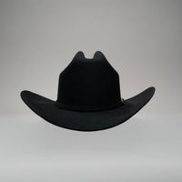 Men’s Rodeo Cartie 50X Frontera Style Texana Cowboy Felt Hat - Black