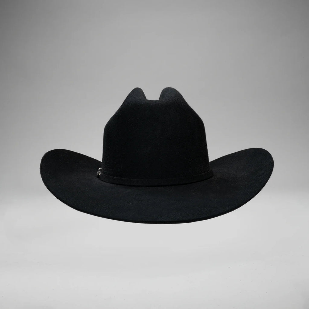 Men’s Rodeo Cartie 50X Frontera Style Texana Cowboy Felt Hat - Black