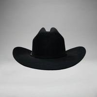 Men’s Rodeo Cartie 50X Frontera Style Texana Cowboy Felt Hat - Black