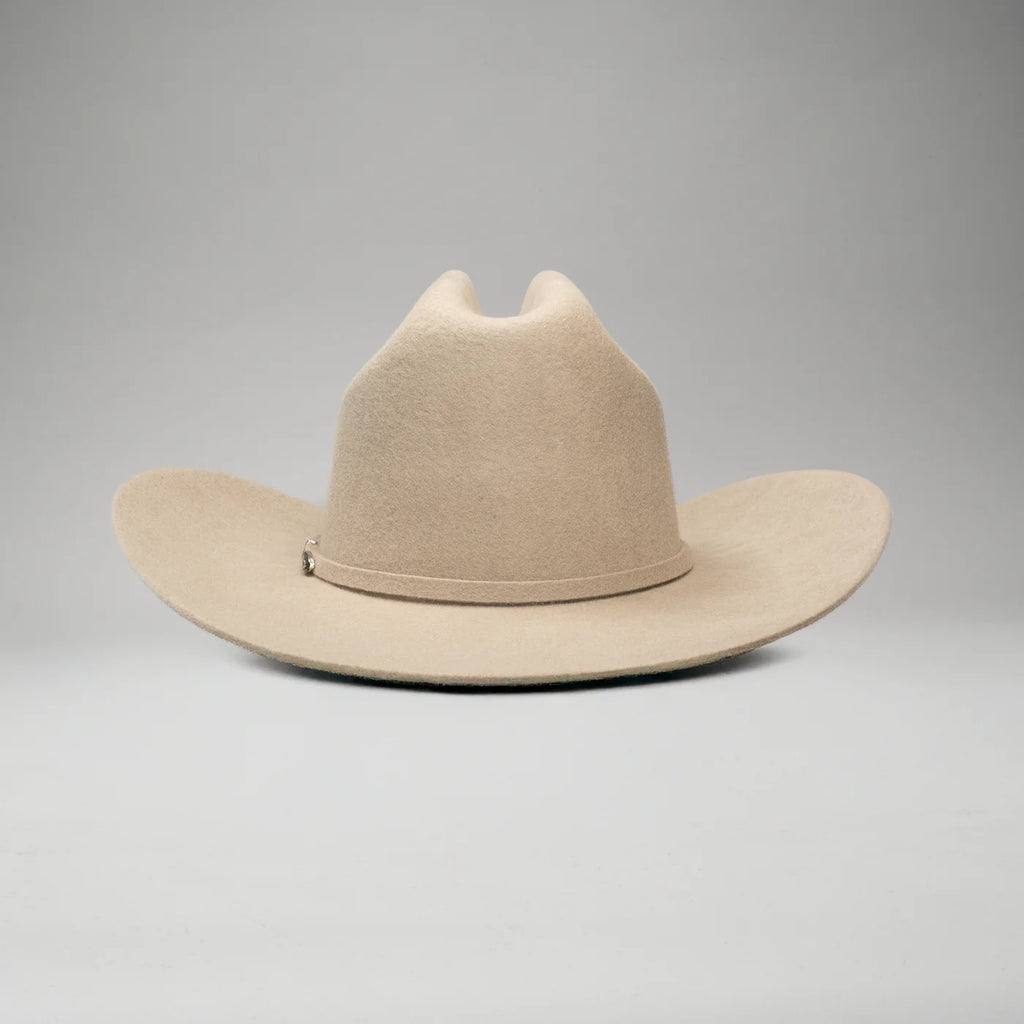Men’s Rodeo Cartie 50X Frontera Style Texana Cowboy Felt Hat - Bone