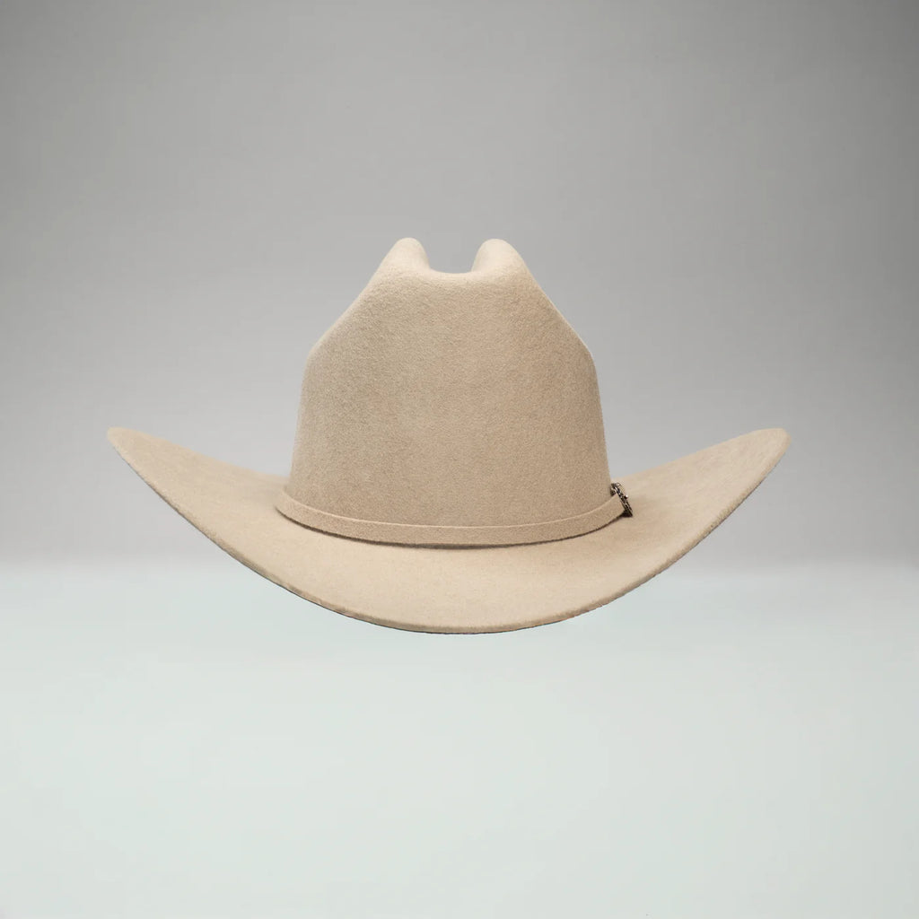 Men’s Rodeo Cartie 50X Frontera Style Texana Cowboy Felt Hat - Bone