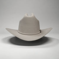 Men’s Rodeo Cartie 50X Frontera Style Texana Cowboy Felt Hat - Silver