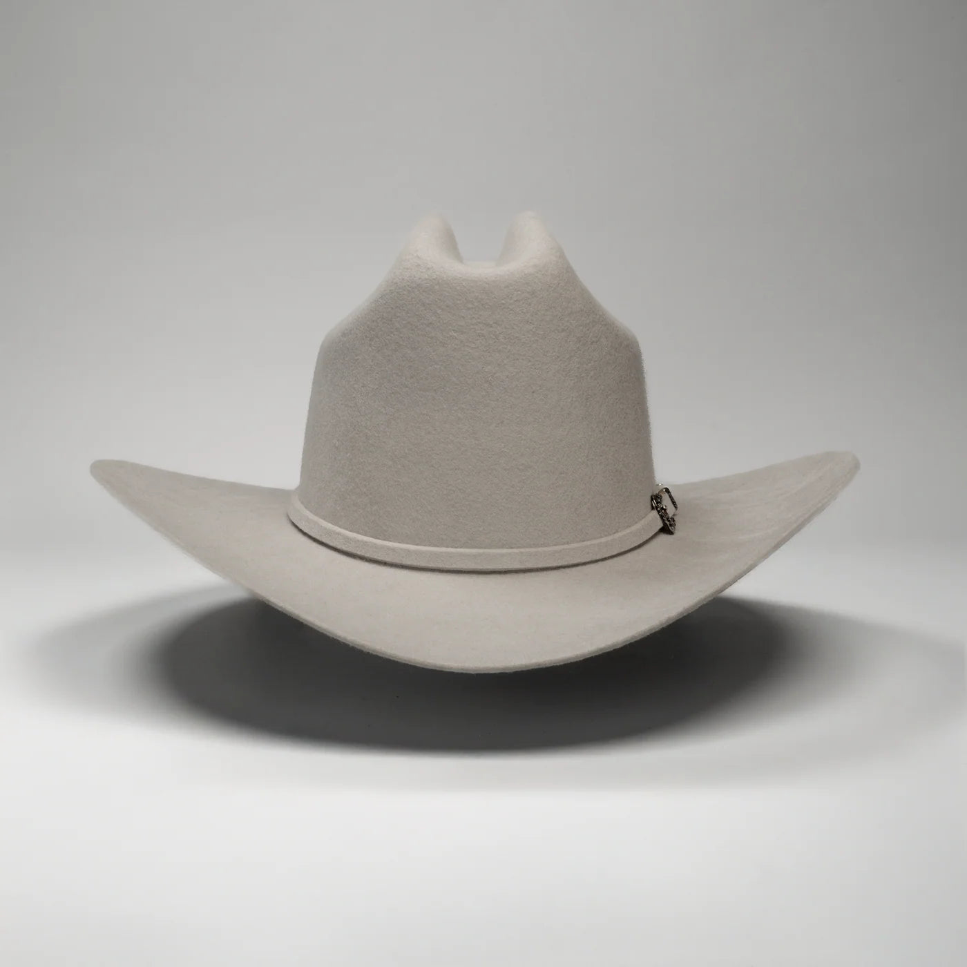Men’s Rodeo Cartie 50X Frontera Style Texana Cowboy Felt Hat - Silver
