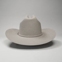 Men’s Rodeo Cartie 50X Frontera Style Texana Cowboy Felt Hat - Silver