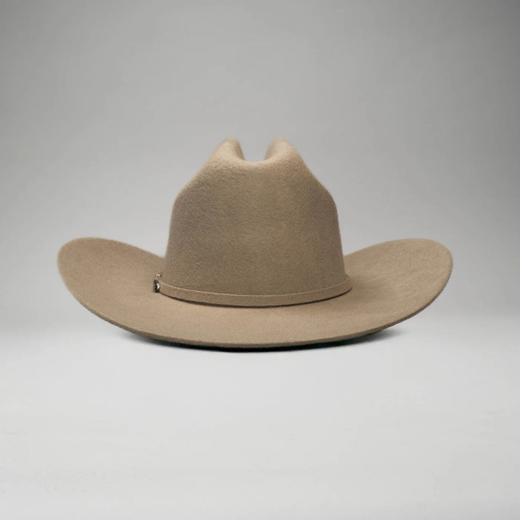 Men’s Rodeo Cartie 50X Frontera Style Texana Cowboy Felt Hat - Silver Belly