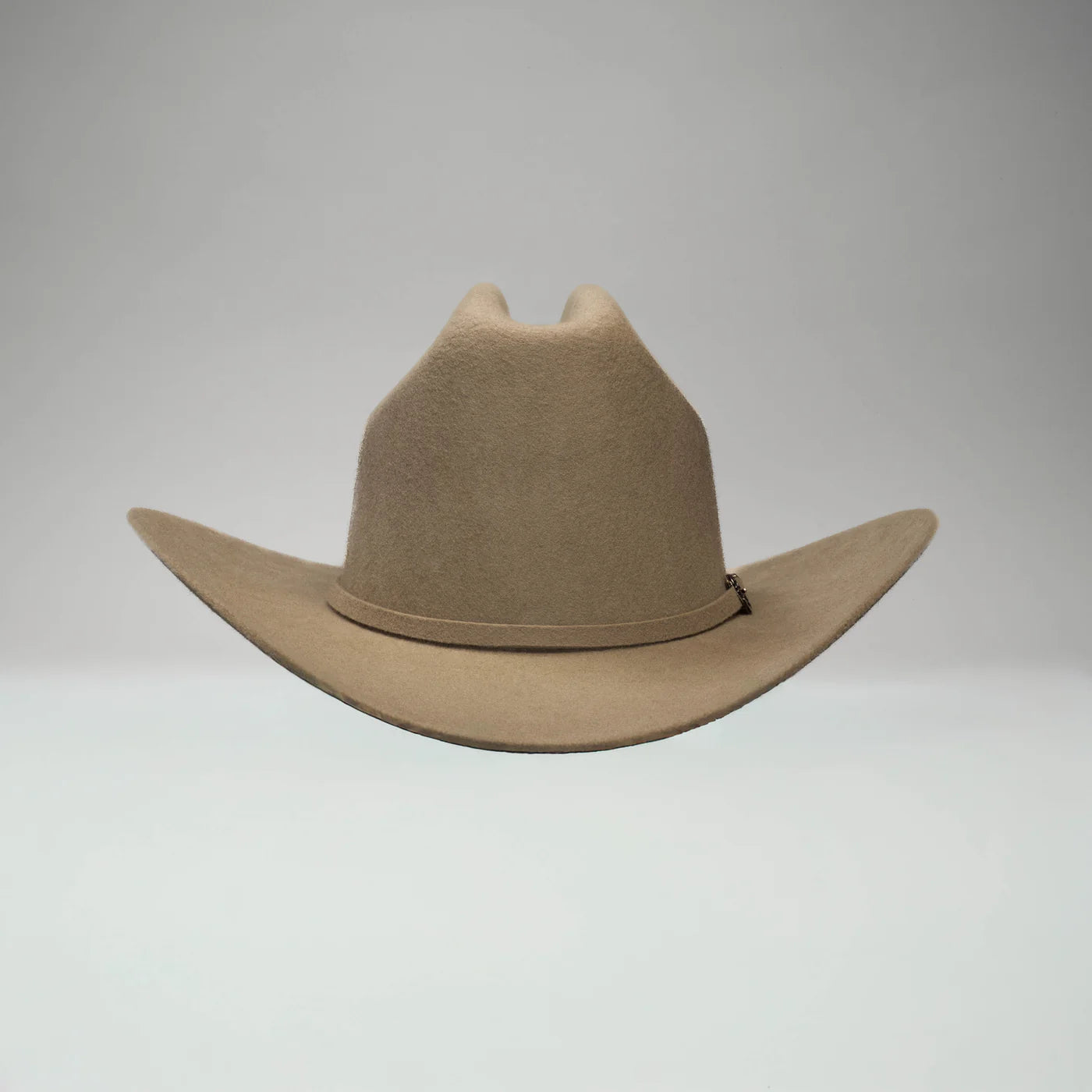 Men’s Rodeo Cartie 50X Frontera Style Texana Cowboy Felt Hat - Silver Belly