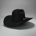 Men’s Rodeo Cartie 50X Texas Style Texana Cowboy Fur Felt Hat - Black