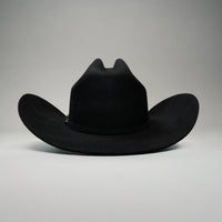 Men’s Rodeo Cartie 50X Texas Style Texana Cowboy Fur Felt Hat - Black