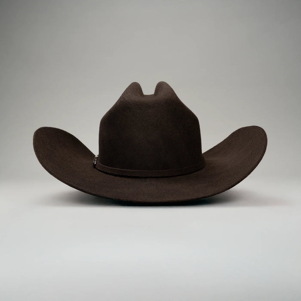 Men’s Rodeo Cartie 50X Texas Style Texana Cowboy Fur Felt Hat - Brown