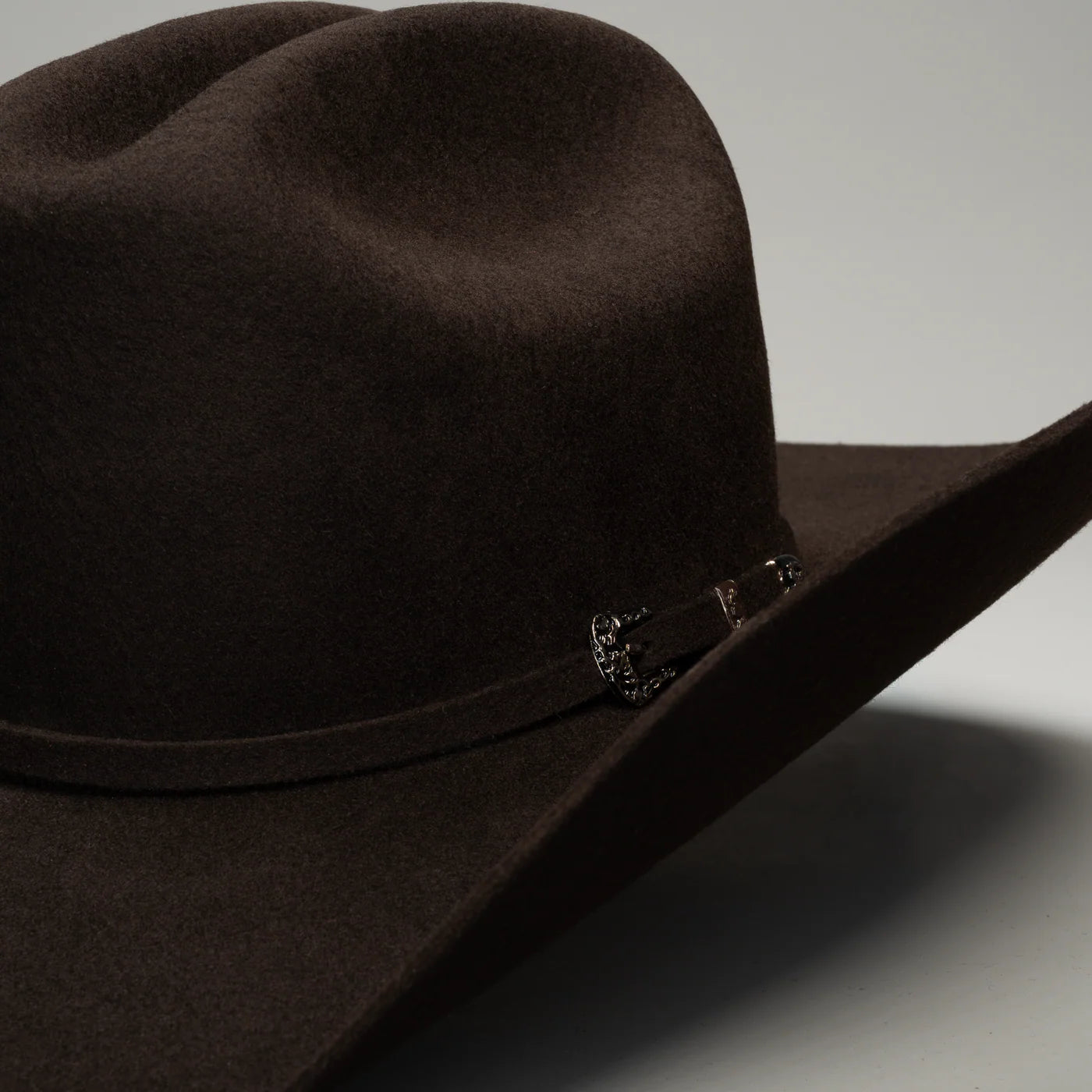 Men’s Rodeo Cartie 50X Texas Style Texana Cowboy Fur Felt Hat - Brown