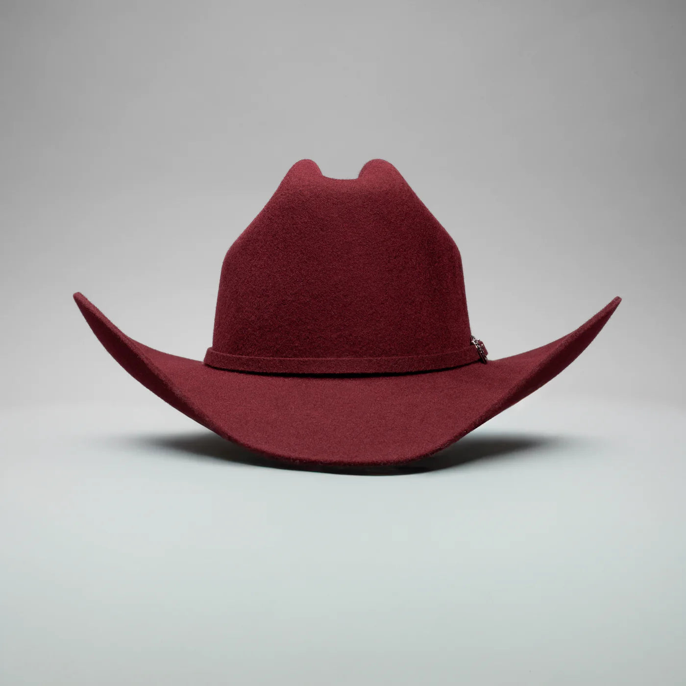 Men’s Rodeo Cartie 50X Sinaloa Style Texana Cowboy Fur Felt Hat - Wine