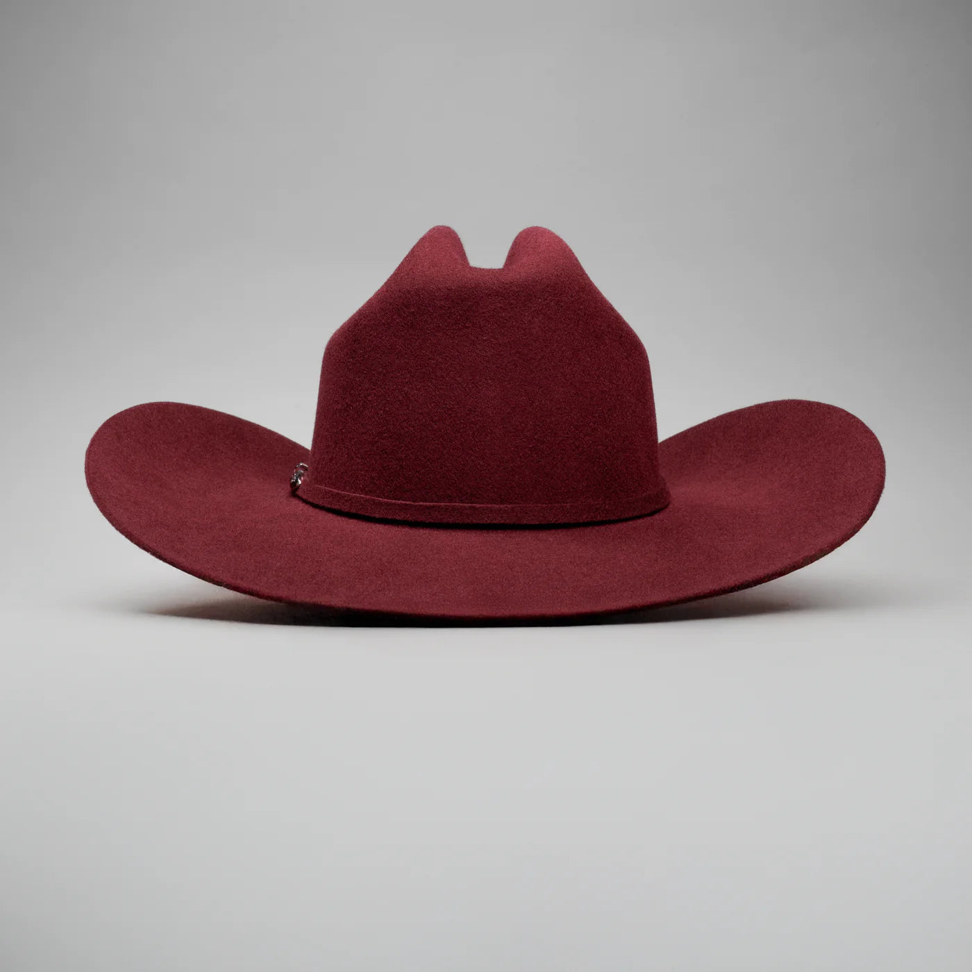 Men’s Rodeo Cartie 50X Sinaloa Style Texana Cowboy Fur Felt Hat - Wine