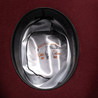 Men’s Rodeo Cartie 50X Sinaloa Style Texana Cowboy Fur Felt Hat - Wine
