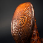 Durable heel and sole on men’s pirarucu square toe cowboy boots